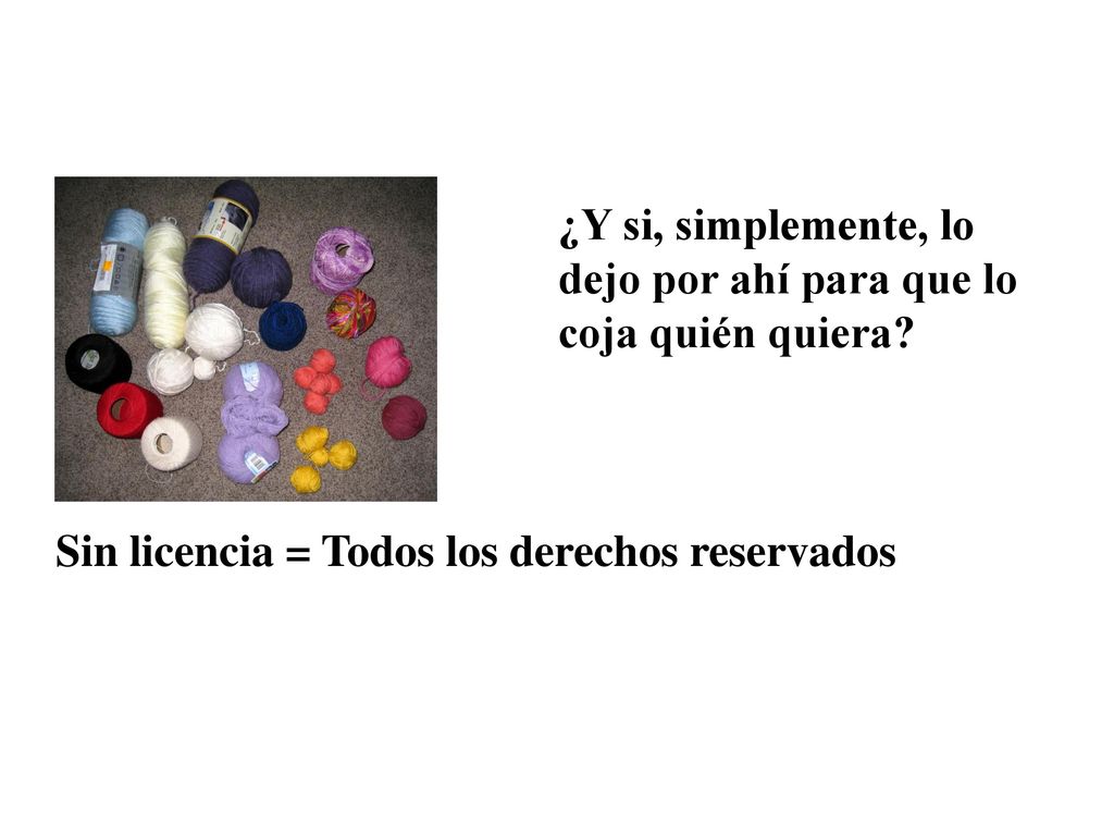 ¿Y si, simplemente, lo dejo por ahí para que lo coja quién quiera