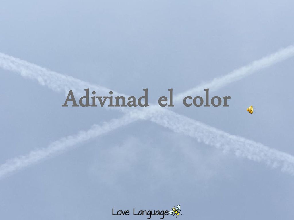 Adivinad el color Guess the colour!
