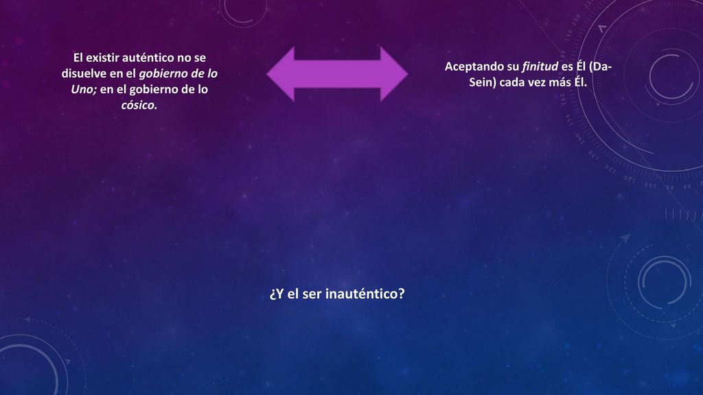 Aceptando su finitud es Él (Da-Sein) cada vez más Él.