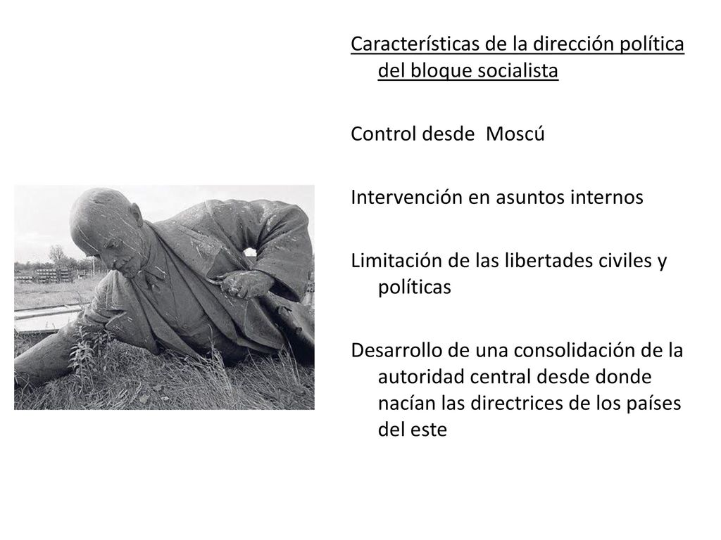 Características de la dirección política del bloque socialista
