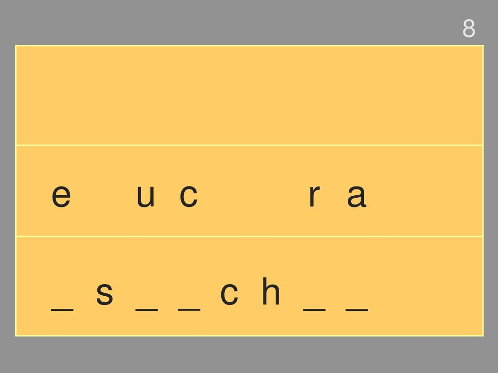 8 e u c r a _ s _ _ c h _ _