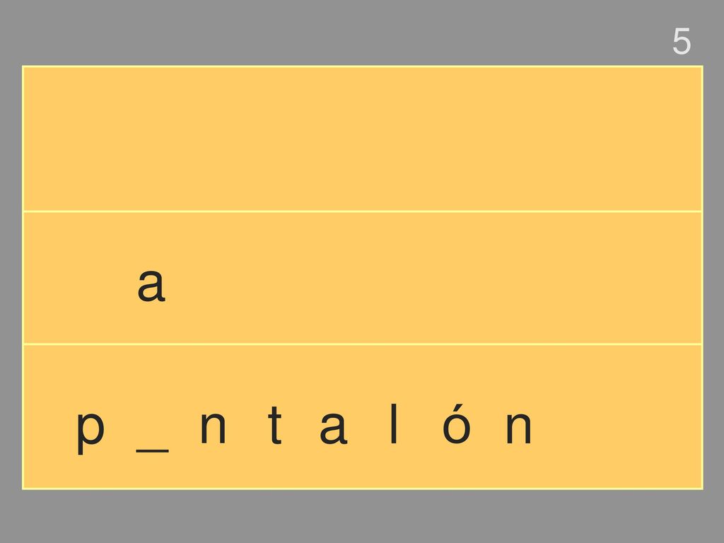 5 a p _ n t a l ó n