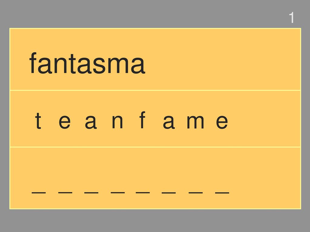 1 fantasma t e a n f a m e _ _ _ _ _ _ _ _