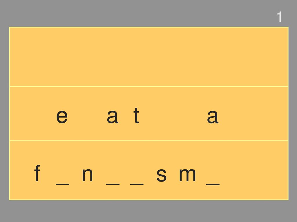 1 e a t a f _ n _ _ s m _