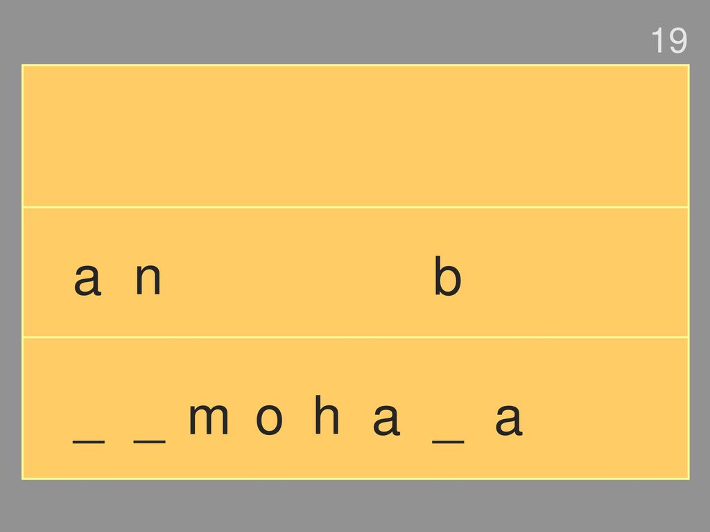 19 a n b _ _ m o h a _ a