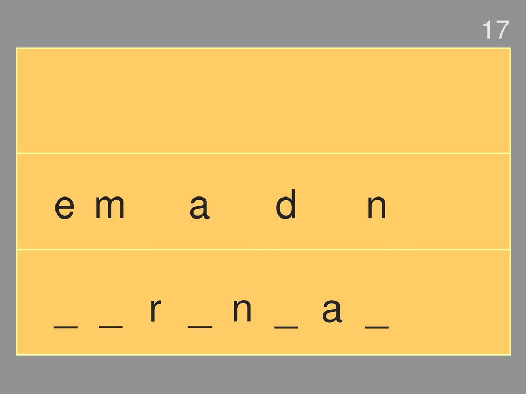 17 e m a d n _ _ r _ n _ a _
