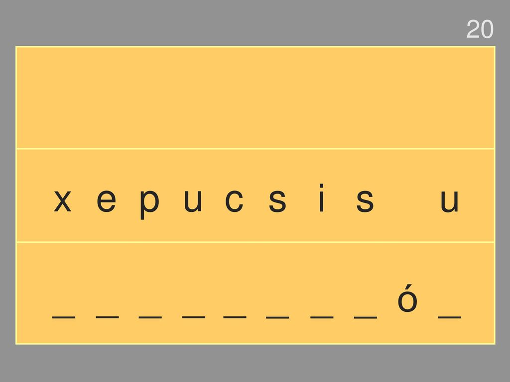 20 x e p u c s i s u _ _ _ _ _ _ _ _ ó _