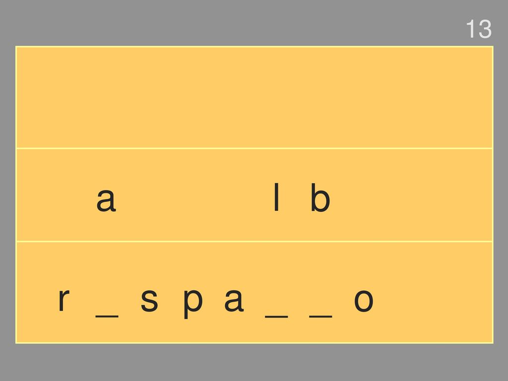 13 a l b r _ s p a _ _ o