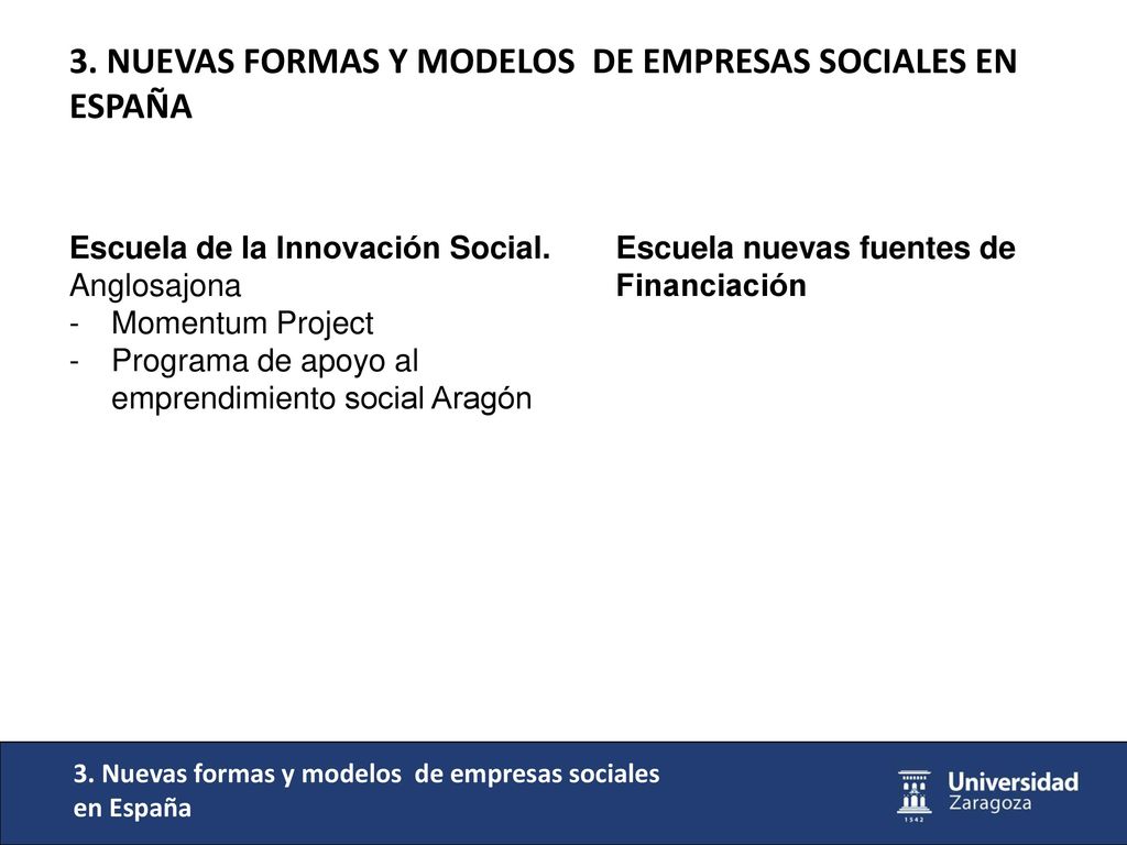 3. NUEVAS FORMAS Y MODELOS DE EMPRESAS SOCIALES EN ESPAÑA