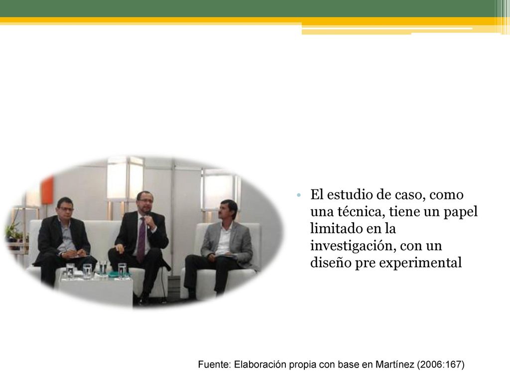 El estudio de caso, como una técnica, tiene un papel limitado en la investigación, con un diseño pre experimental