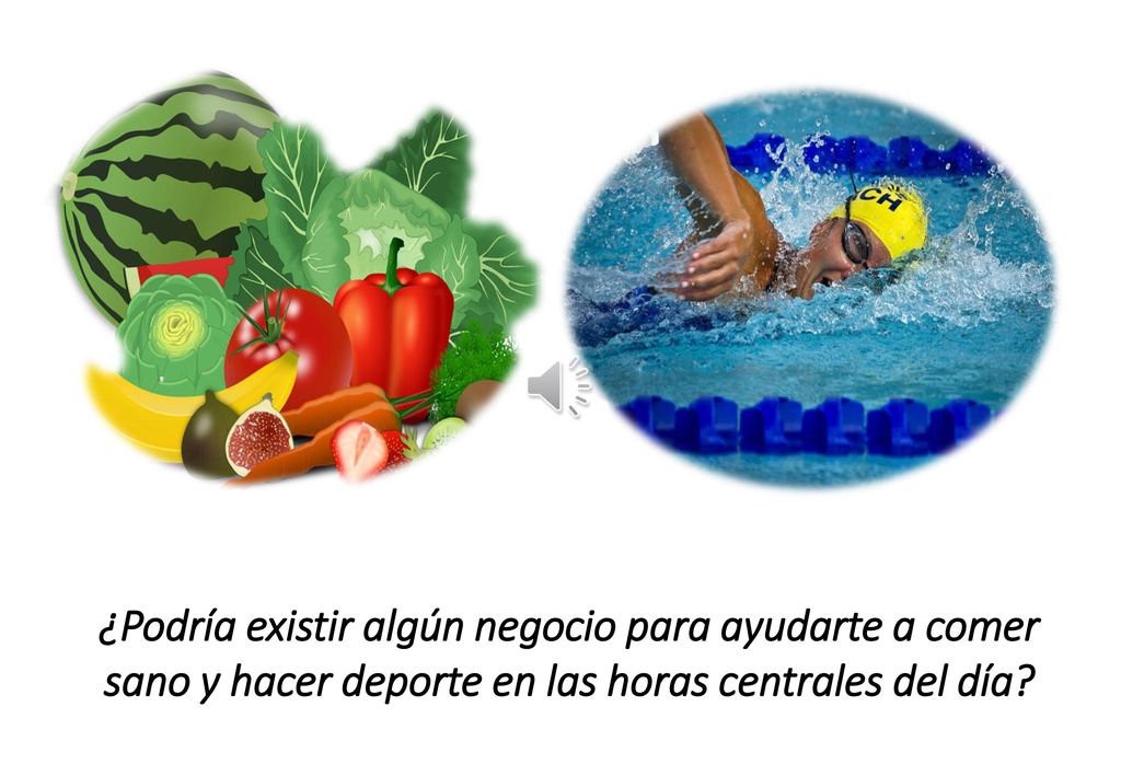 ¿Podría existir algún negocio para ayudarte a comer sano y hacer deporte en las horas centrales del día
