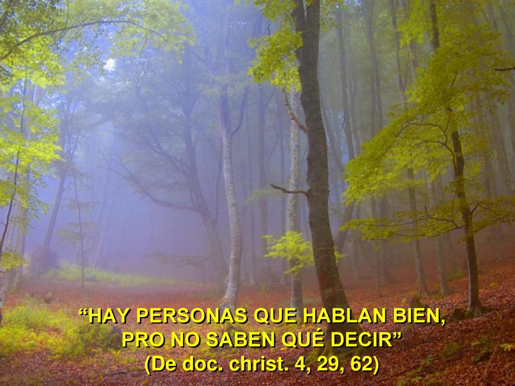 HAY PERSONAS QUE HABLAN BIEN, PRO NO SABEN QUÉ DECIR (De doc. christ