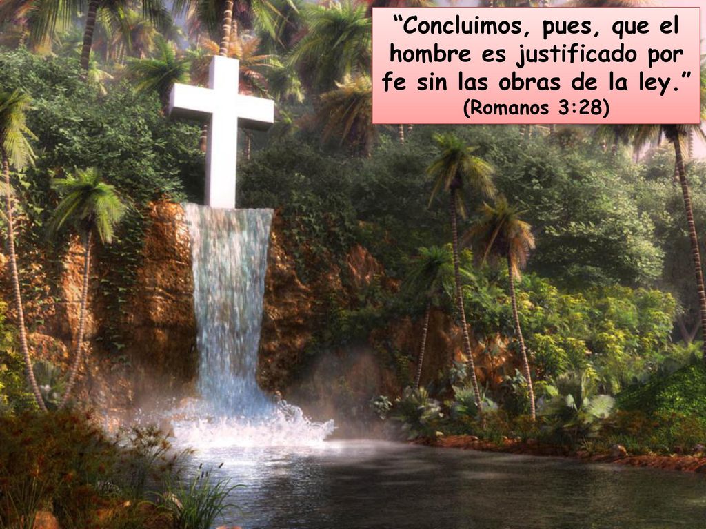 Concluimos, pues, que el hombre es justificado por fe sin las obras de la ley. (Romanos 3:28)