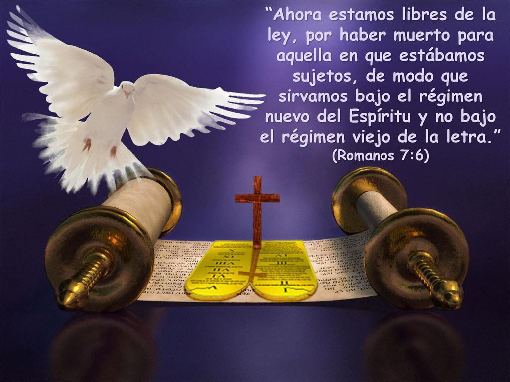Ahora estamos libres de la ley, por haber muerto para aquella en que estábamos sujetos, de modo que sirvamos bajo el régimen nuevo del Espíritu y no bajo el régimen viejo de la letra. (Romanos 7:6)