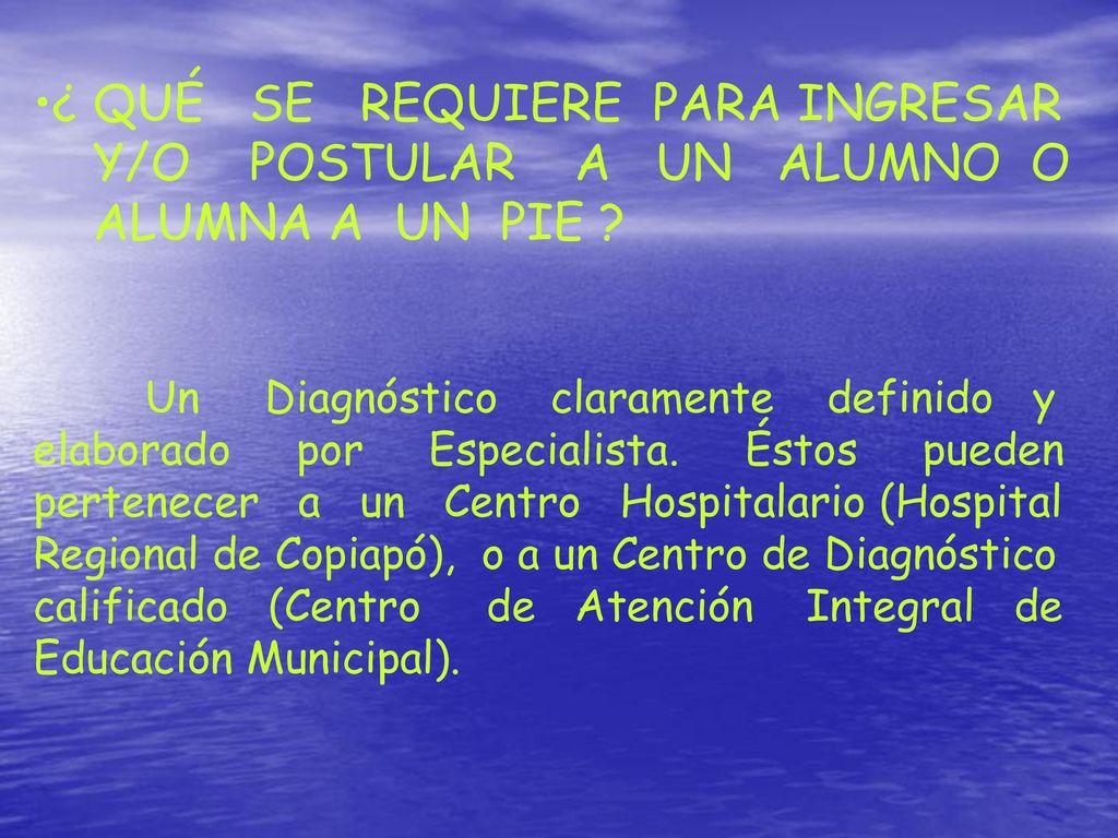 ¿ QUÉ SE REQUIERE PARA INGRESAR Y/O POSTULAR A UN ALUMNO O
