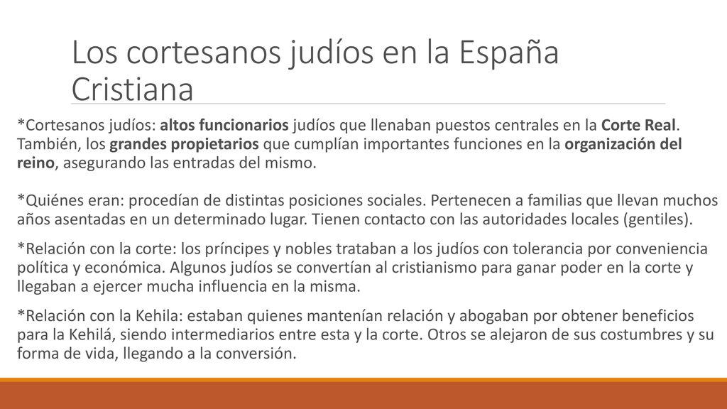 Los cortesanos judíos en la España Cristiana