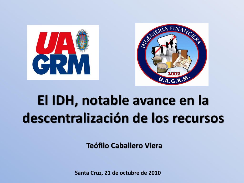 El IDH, notable avance en la descentralización de los recursos