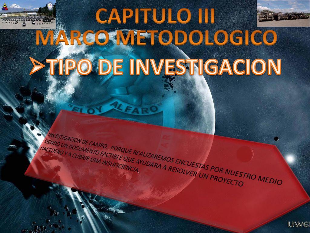 CAPITULO III MARCO METODOLOGICO TIPO DE INVESTIGACION