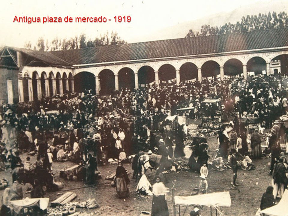 Antigua plaza de mercado