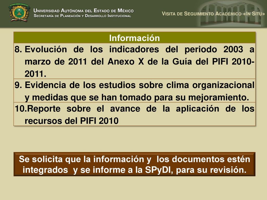 Reporte sobre el avance de la aplicación de los recursos del PIFI 2010