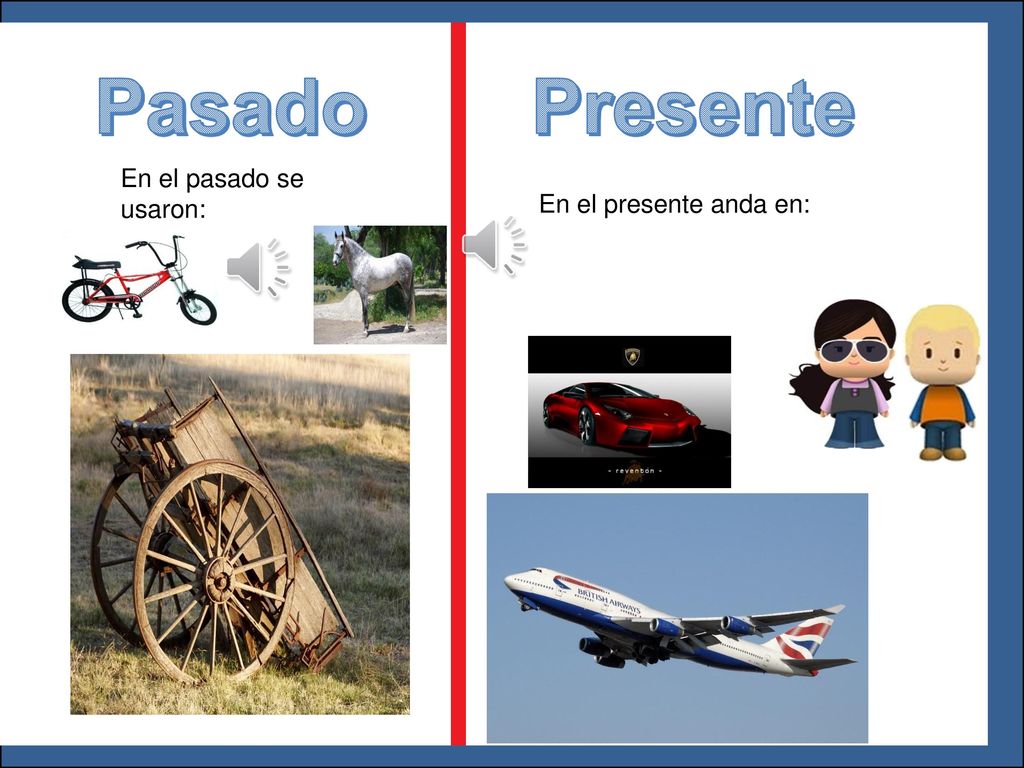 Pasado Presente ¿Qué pasa aquí En el pasado se usaron: