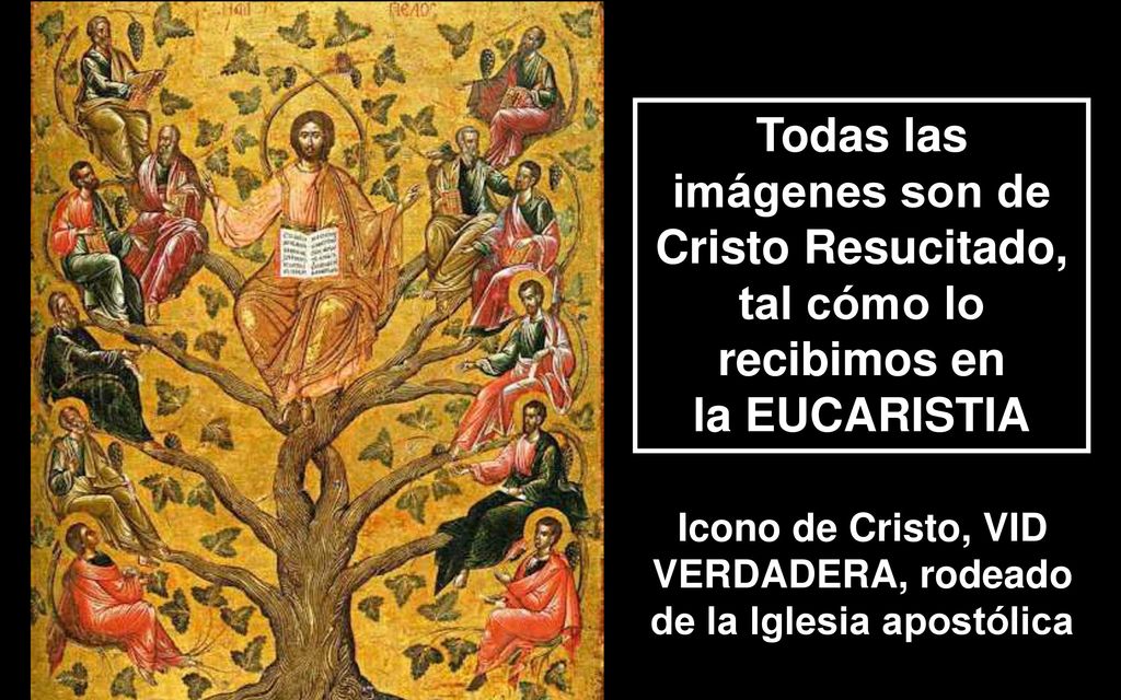 Todas las imágenes son de Cristo Resucitado, tal cómo lo recibimos en