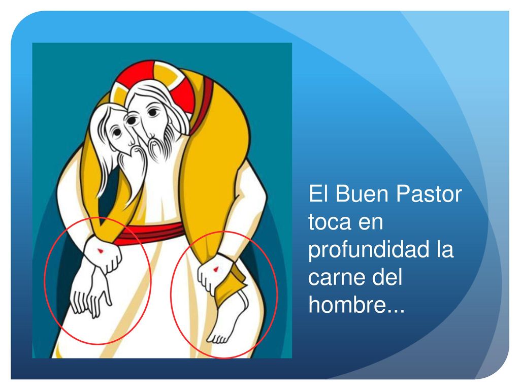 El Buen Pastor toca en profundidad la carne del hombre...