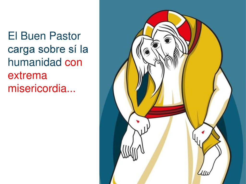 El Buen Pastor carga sobre sí la humanidad con extrema misericordia...