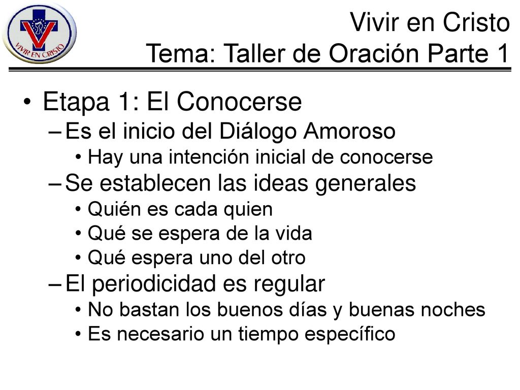 Etapa 1: El Conocerse Es el inicio del Diálogo Amoroso
