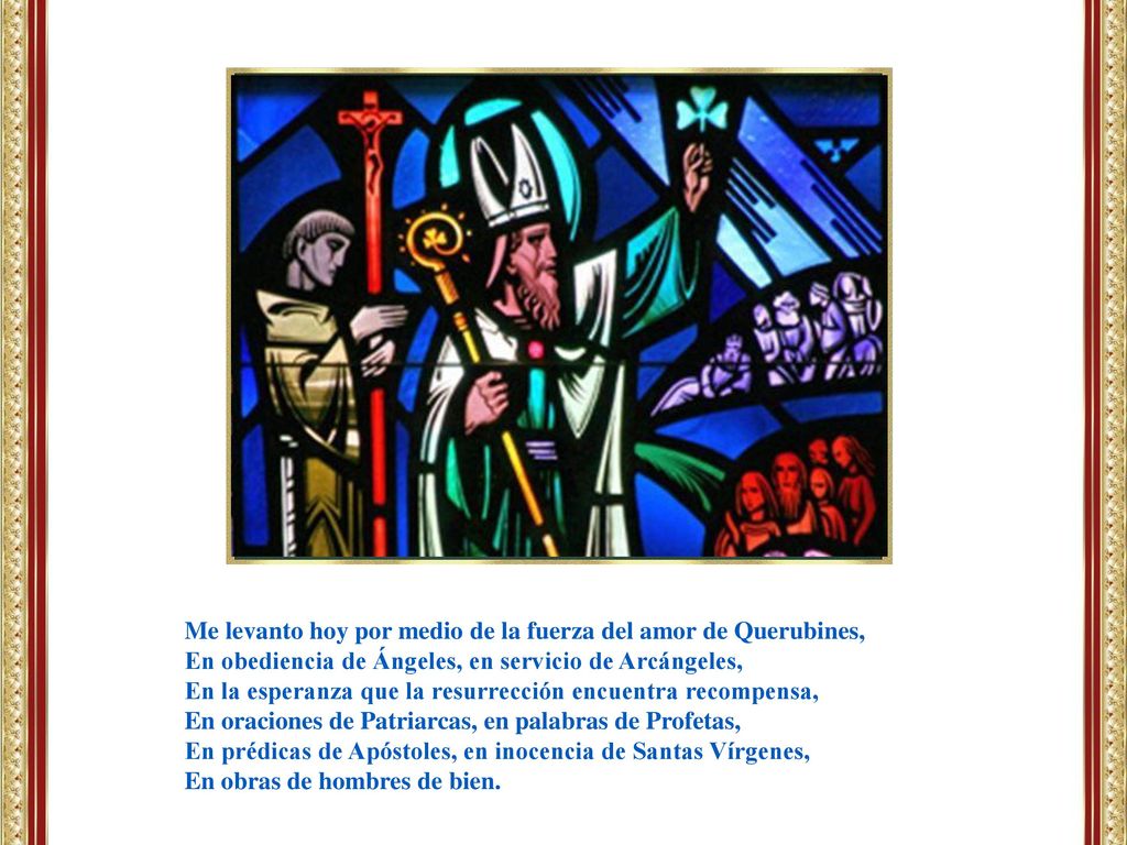 Me levanto hoy por medio de la fuerza del amor de Querubines,