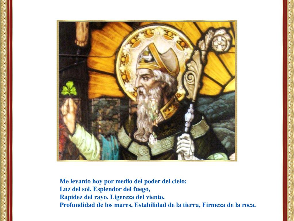 Me levanto hoy por medio del poder del cielo: