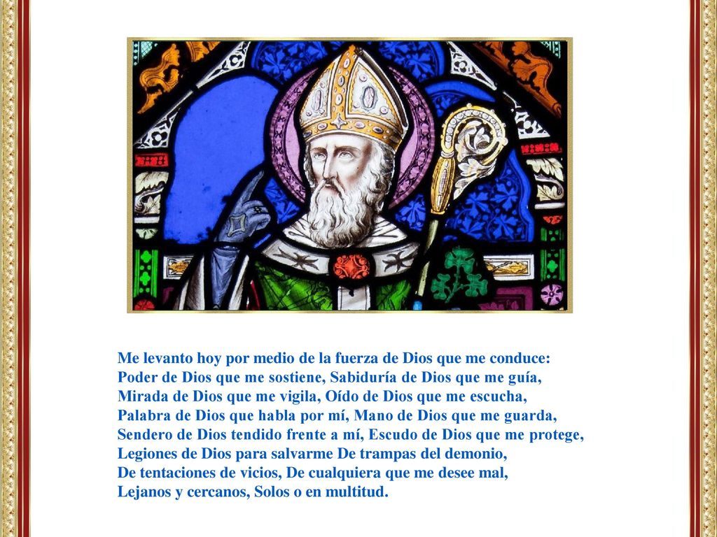 Me levanto hoy por medio de la fuerza de Dios que me conduce: