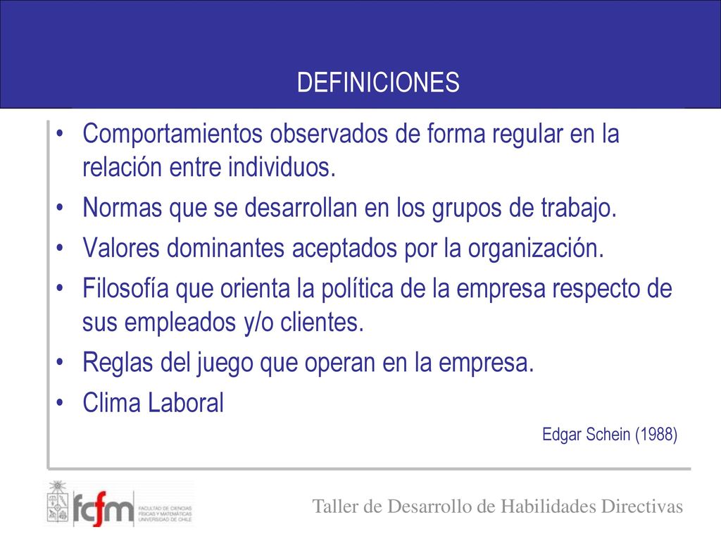 Normas que se desarrollan en los grupos de trabajo.