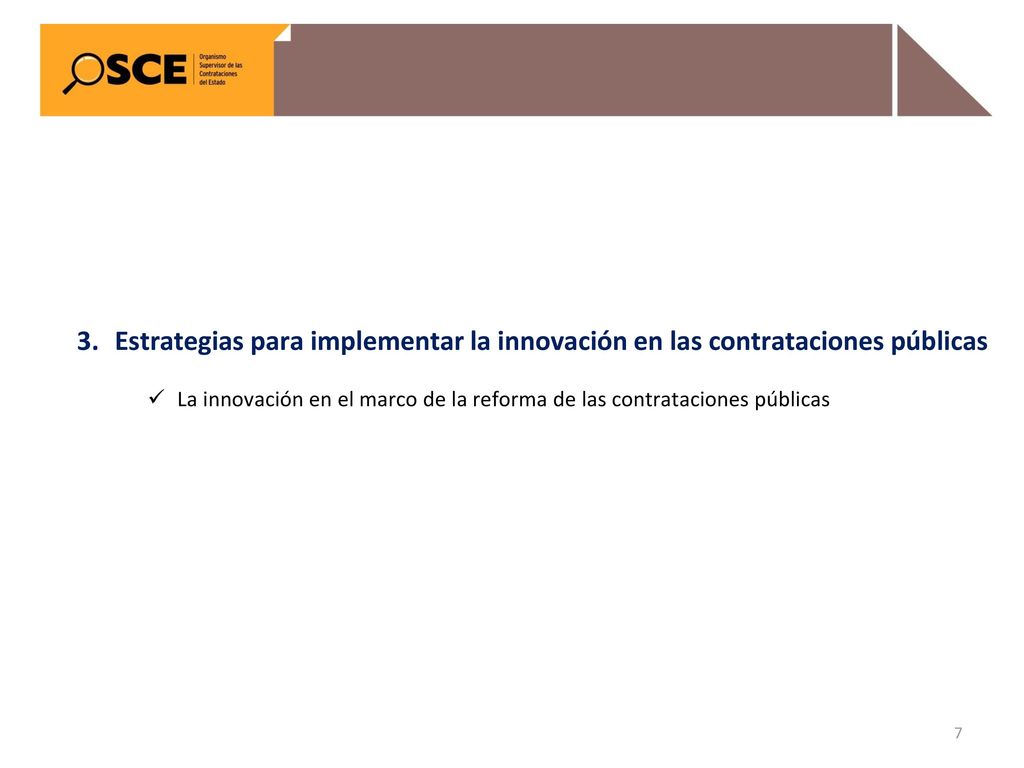 3. Estrategias para implementar la innovación en las contrataciones públicas