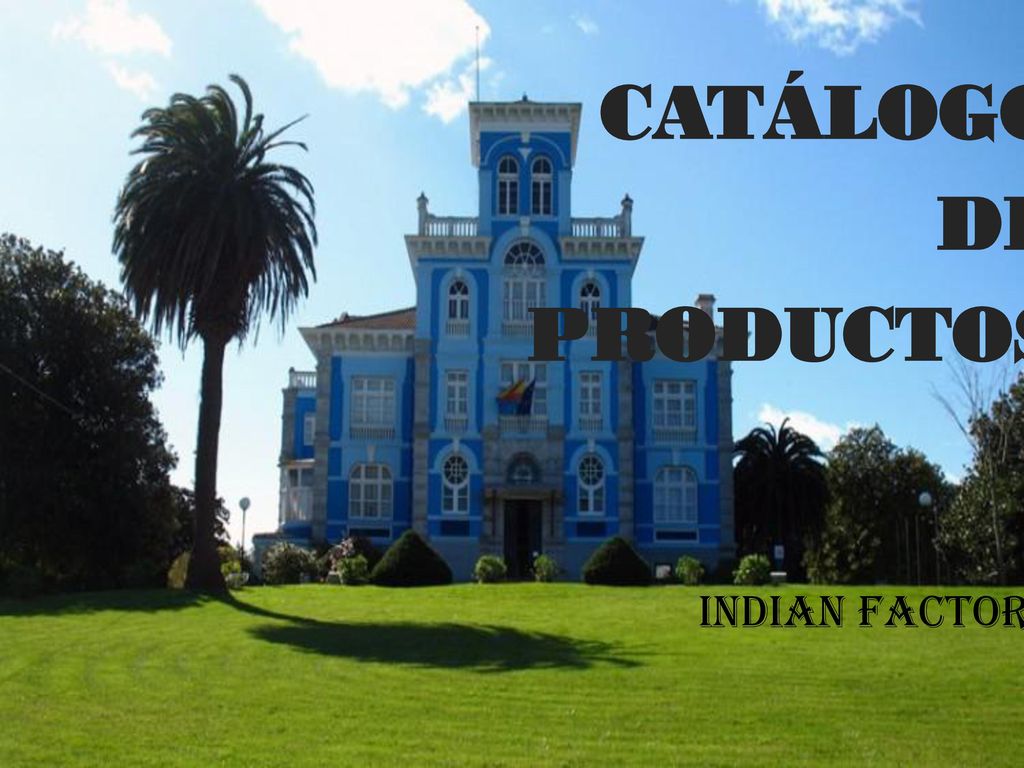 CATÁLOGO DE PRODUCTOS INDIAN FACTORY