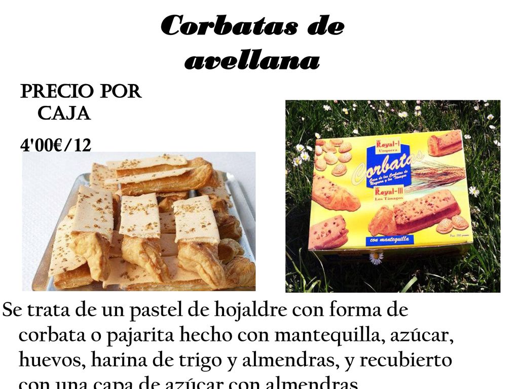 Corbatas de avellana Precio por caja. 4 00€/12 Unidades.