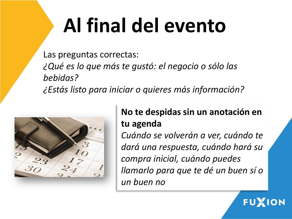 Al final del evento Las preguntas correctas: