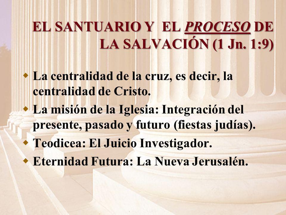 EL SANTUARIO Y EL PROCESO DE LA SALVACIÓN (1 Jn. 1:9)
