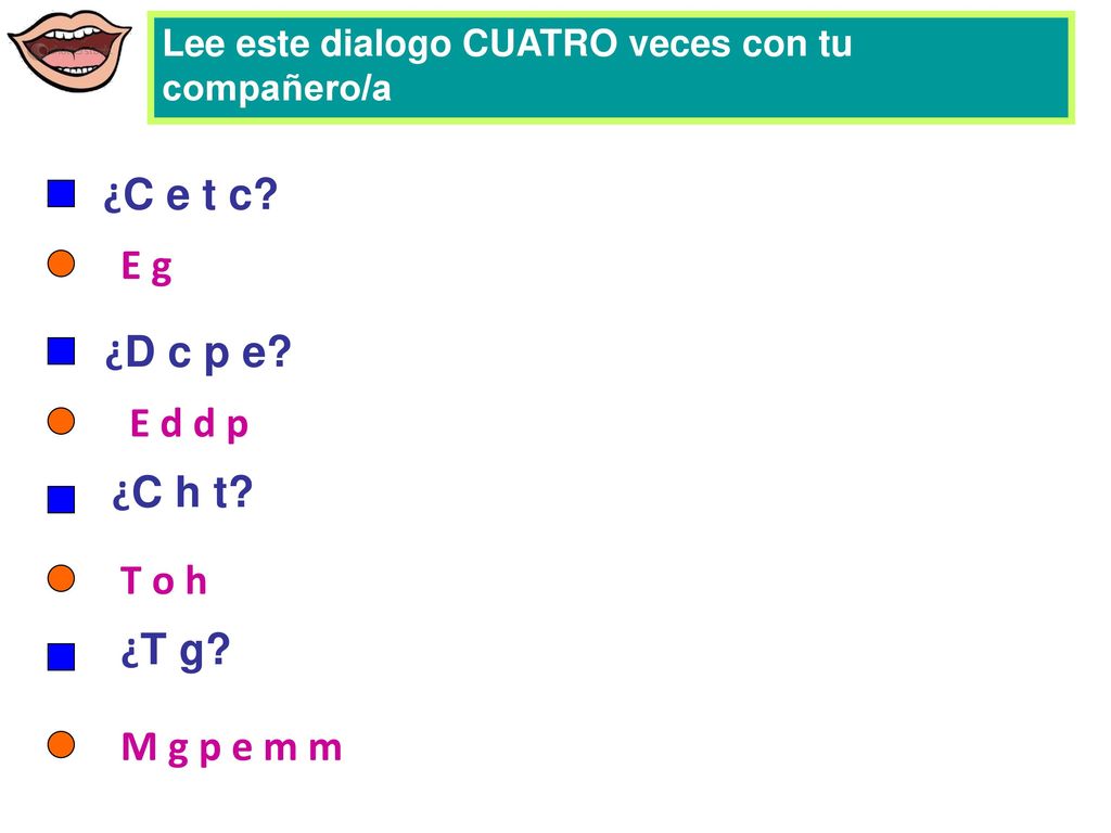 ¿C e t c E g ¿D c p e E d d p ¿C h t T o h ¿T g M g p e m m