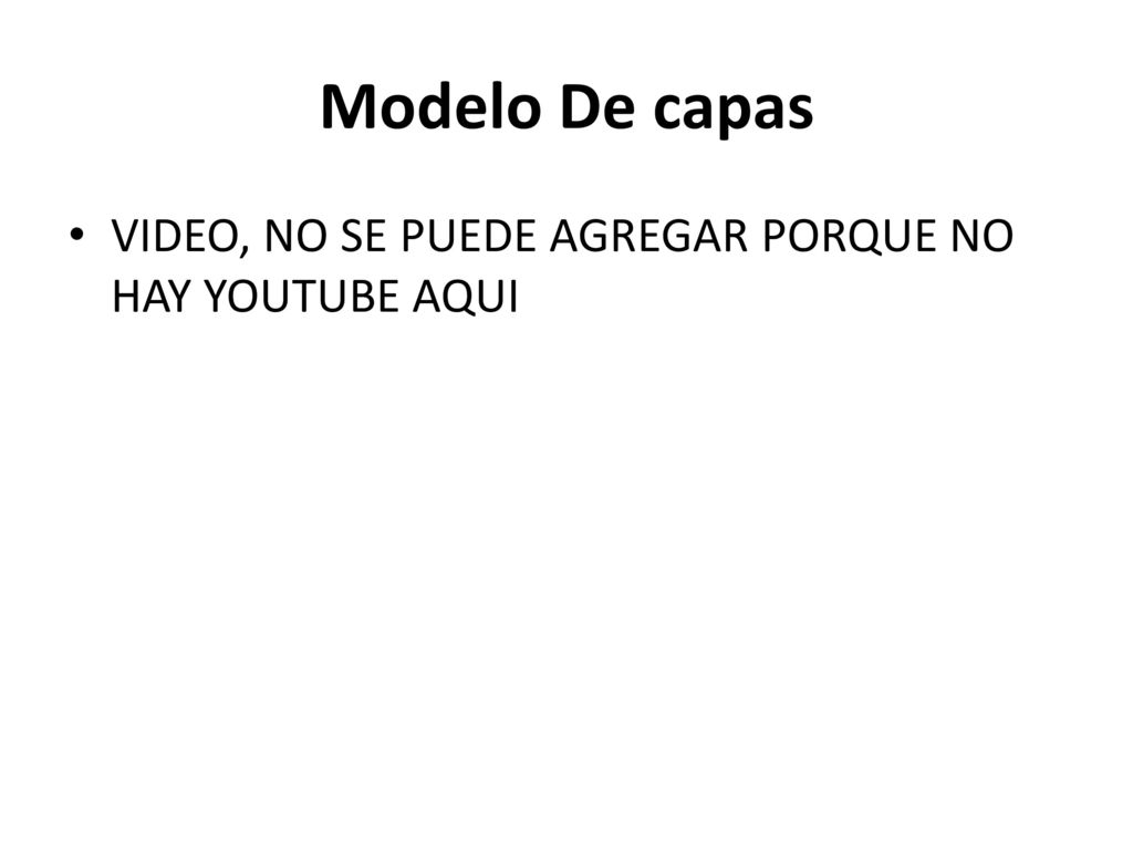 Modelo De capas VIDEO, NO SE PUEDE AGREGAR PORQUE NO HAY YOUTUBE AQUI