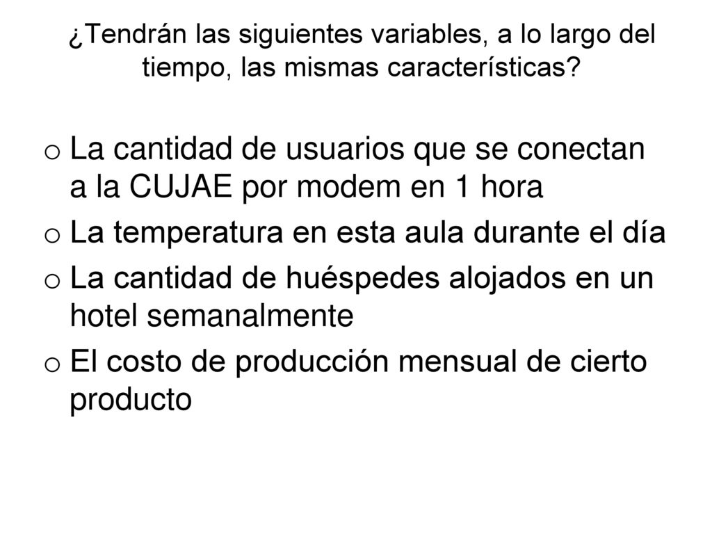 La cantidad de usuarios que se conectan a la CUJAE por modem en 1 hora