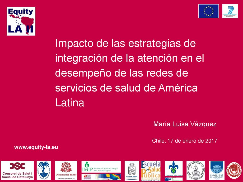 Impacto de las estrategias de integración de la atención en el desempeño de las redes de servicios de salud de América Latina