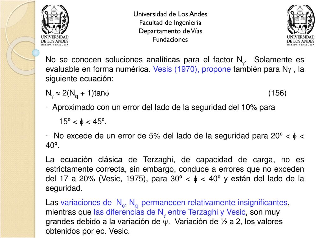 · Aproximado con un error del lado de la seguridad del 10% para