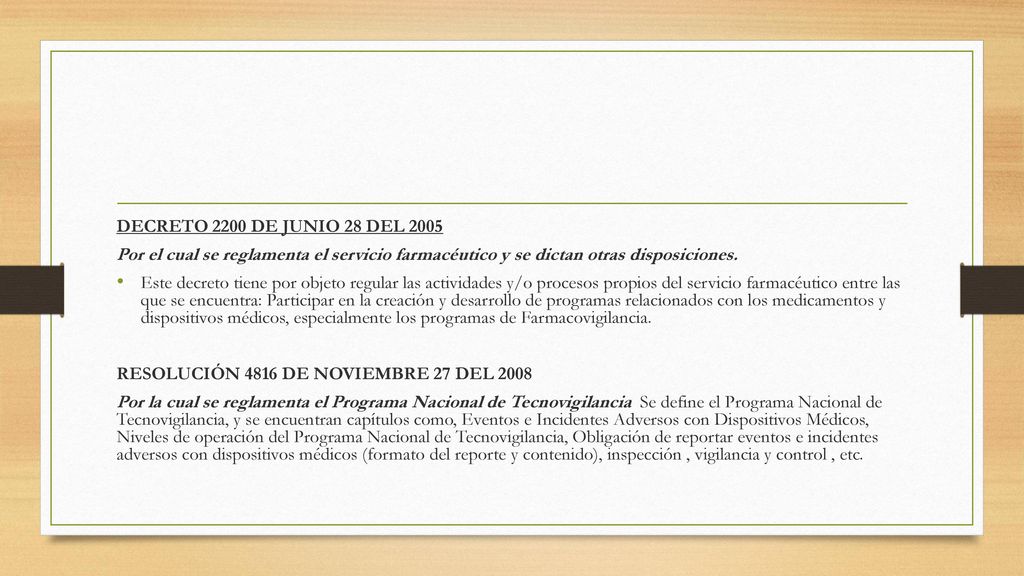 DECRETO 2200 DE JUNIO 28 DEL 2005 Por el cual se reglamenta el servicio farmacéutico y se dictan otras disposiciones.