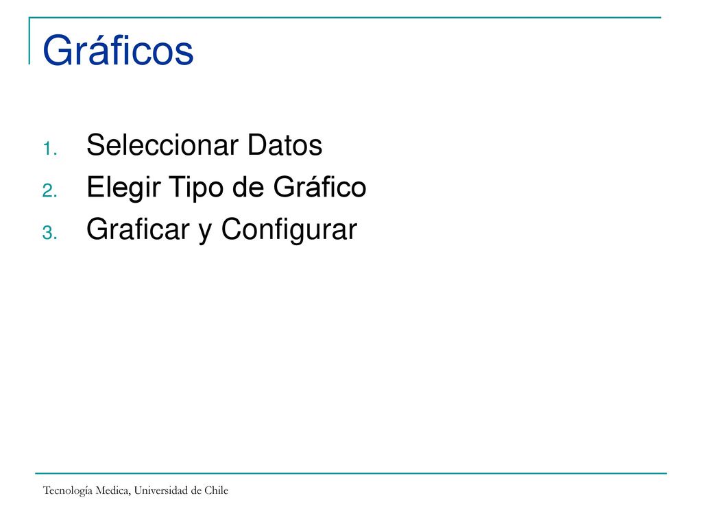 Gráficos Seleccionar Datos Elegir Tipo de Gráfico