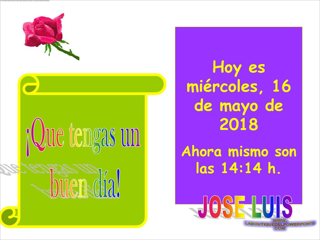 Hoy es miércoles, 16 de mayo de 2018miércoles, 16 de mayo de 2018miércoles, 16 de mayo de 2018