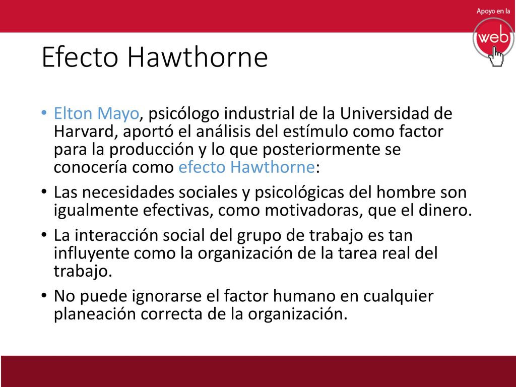 Efecto Hawthorne