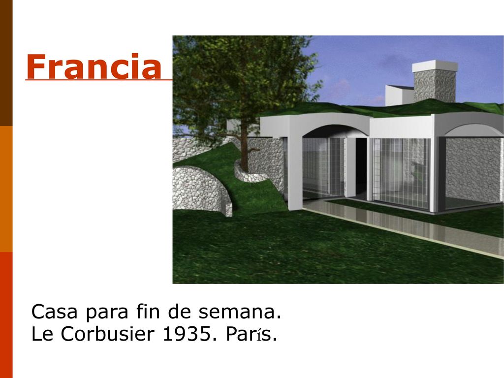 Francia Casa para fin de semana. Le Corbusier París.