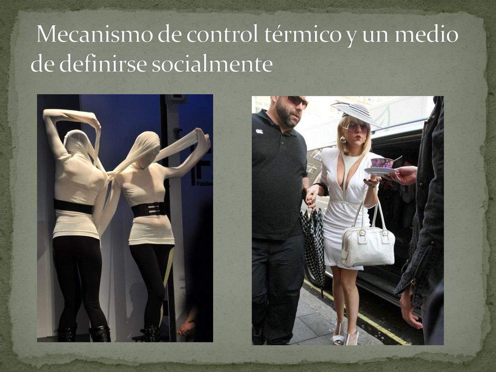 Mecanismo de control térmico y un medio de definirse socialmente