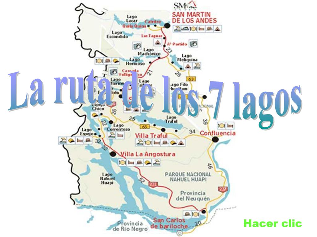 R E P U B L I C A A R G E N T I N A La ruta de los 7 lagos Hacer clic